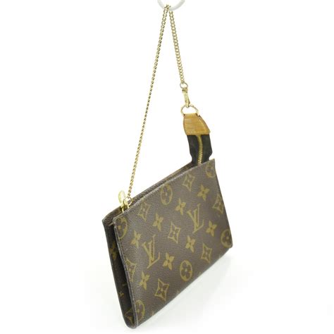 louis vuitton pochette gold chain.